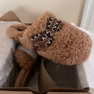 UGG Women's Brown Shearling Slippers